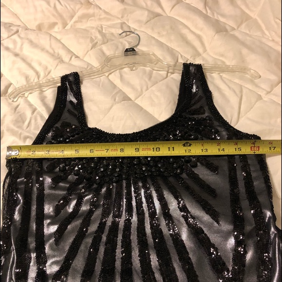 Black sequin tank dress - Picture 5 of 10